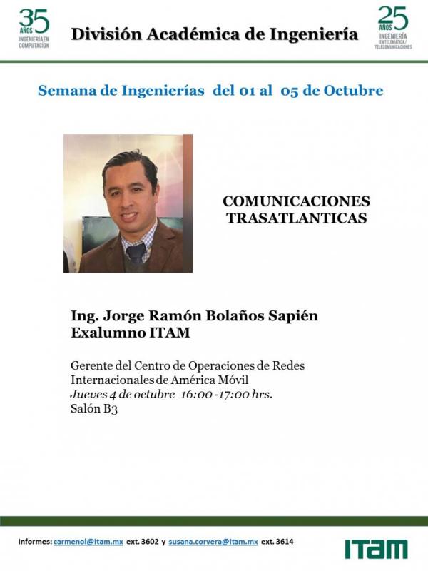 Conferencia: comunicaciones trasatlánticas